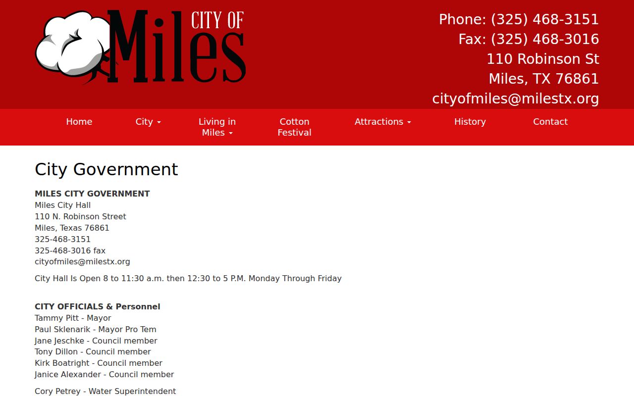Miles court docket municipal court contacts